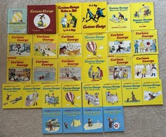 HUGE Lot of 30 Curious George Kids Picture Books Margret and H.A. Rey Treasuries