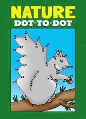 Nature Follow-the-Dots Coloring Book (Dover Little Activity Books) – VERY GOOD