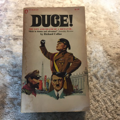 Duce! Military Biography Paperback Book by Richard Collier Popular Library 1971