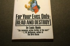For Your Eyes Only: Read and Destroy by Louis Honig 1973 PB Bantam