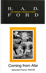 R.A.D. Ford Coming from Afar Selected Poems 1940-89 Paperback Canadian Poetry