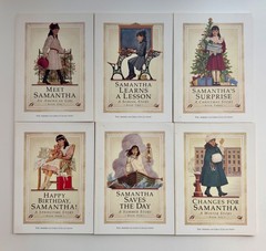 Vintage Pleasant Company American Girl Samantha Book Set 1-6 w/ Postcards