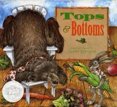 Tops & Bottoms (Caldecott Honor Book), Stevens, Janet, 9780152928513