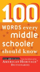 100 Words Every Middle Schooler Should Know – Paperback – VERY GOOD