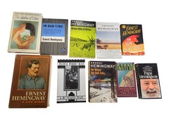 Lot Of 10 Ernest Hemingway Books