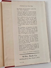 Practical Lessons in Hypnotism by Dr. Wm. Wesley Cook, Willey Book Company 1943