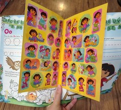 Dora the Explorer Learning Workbook Nick Jr. ABCs reward stickers 2010